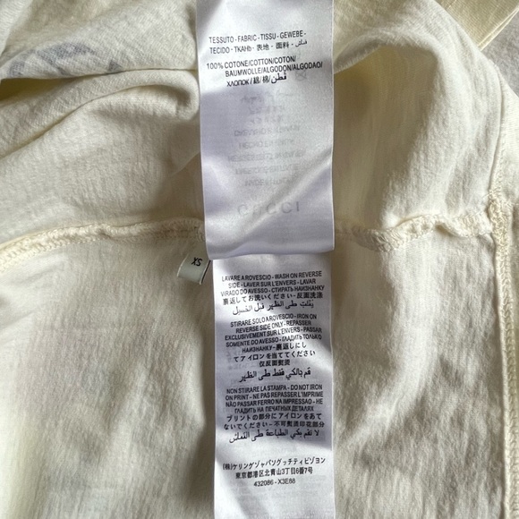 Gucci Chateau Marmont Oversized Cotton T-Shirt - XS Streetwear Luxury Designer - Picture 13 of 16